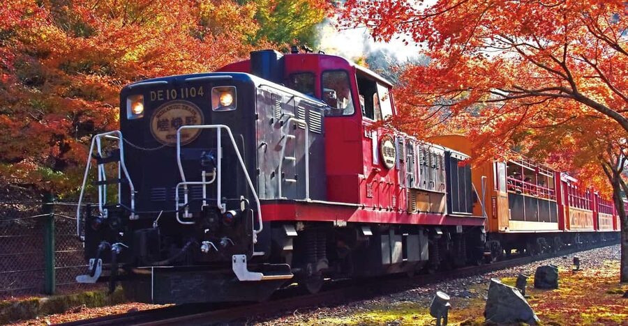 Kyoto Hozugawa River Boat Sagano Romantic Train Tour - Two ways to see Kyoto’s western valley