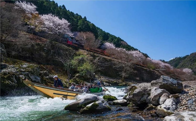 Kyoto Hozugawa River Boat Sagano Romantic Train Tour - From Kameoka to the Hozugawa River