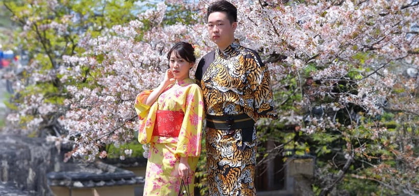 Kyoto Kimono Rental mimosa ｜Kimono/Yukata Rental Couple Plan - Who should book this kimono plan?