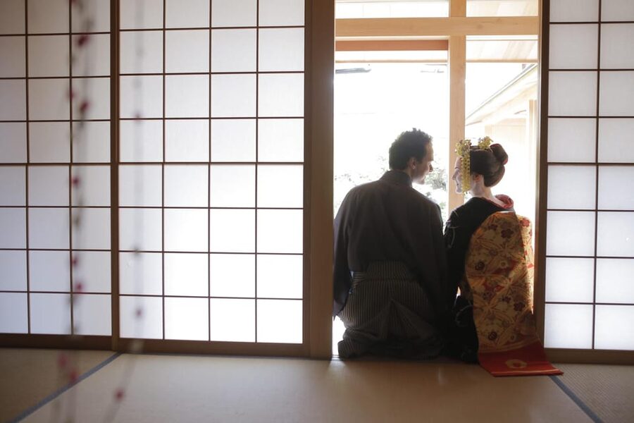 Kyoto kiyomizu Temple : Maiko and Samurai Couple Photoshoot - Who will enjoy this most