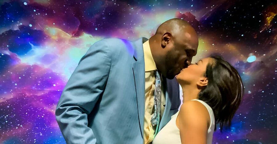 Las Vegas: Cosmic Space Wedding + Spectacular Photography - What happens during the 45-minute ceremony