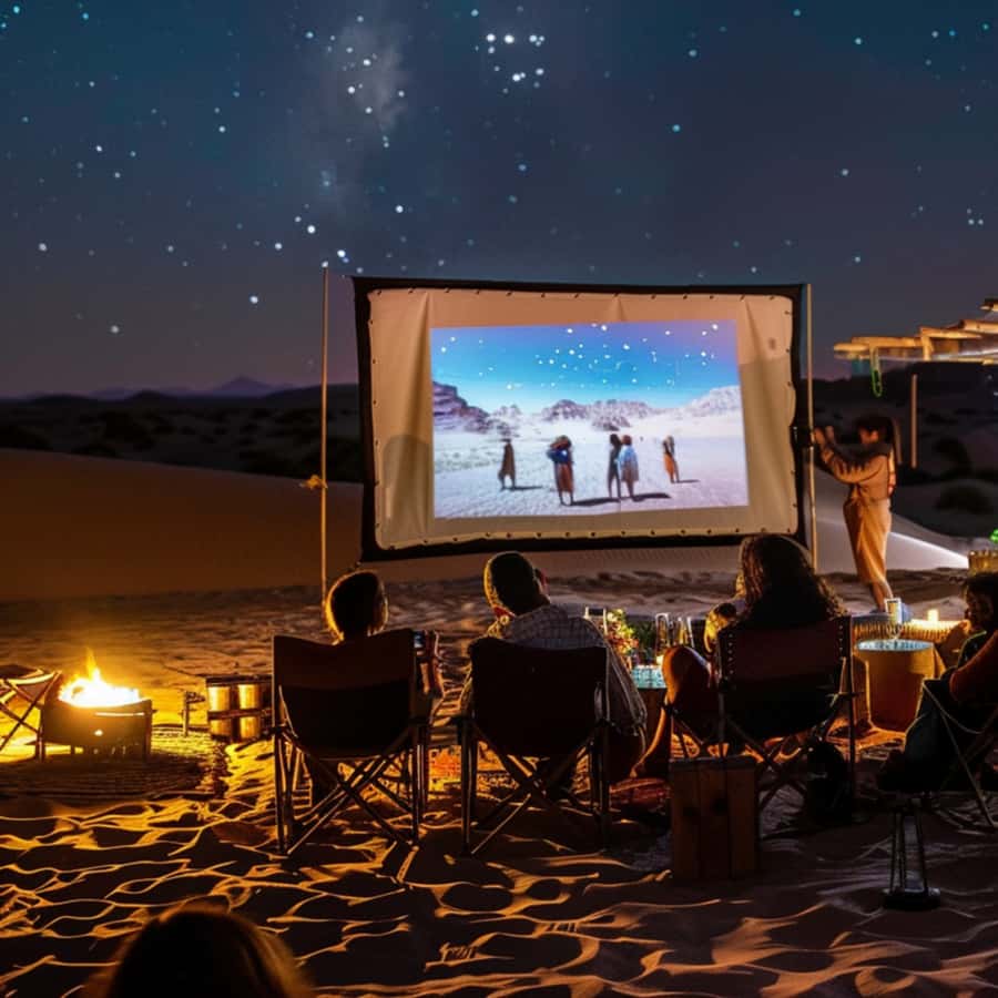 Las Vegas: Couple's Movie Night in the Mountains - A movie night far beyond the Strip