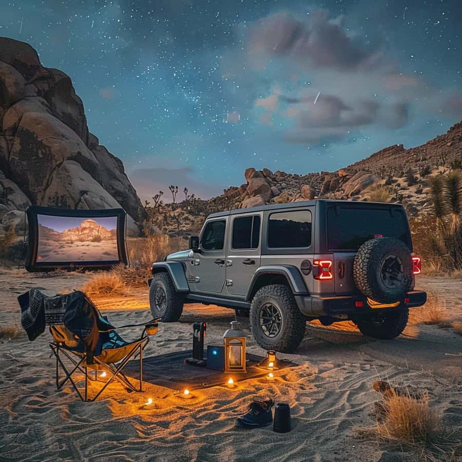 Las Vegas: Couple's Movie Night in the Mountains - The drive from Paradise Road to Lovell Canyon