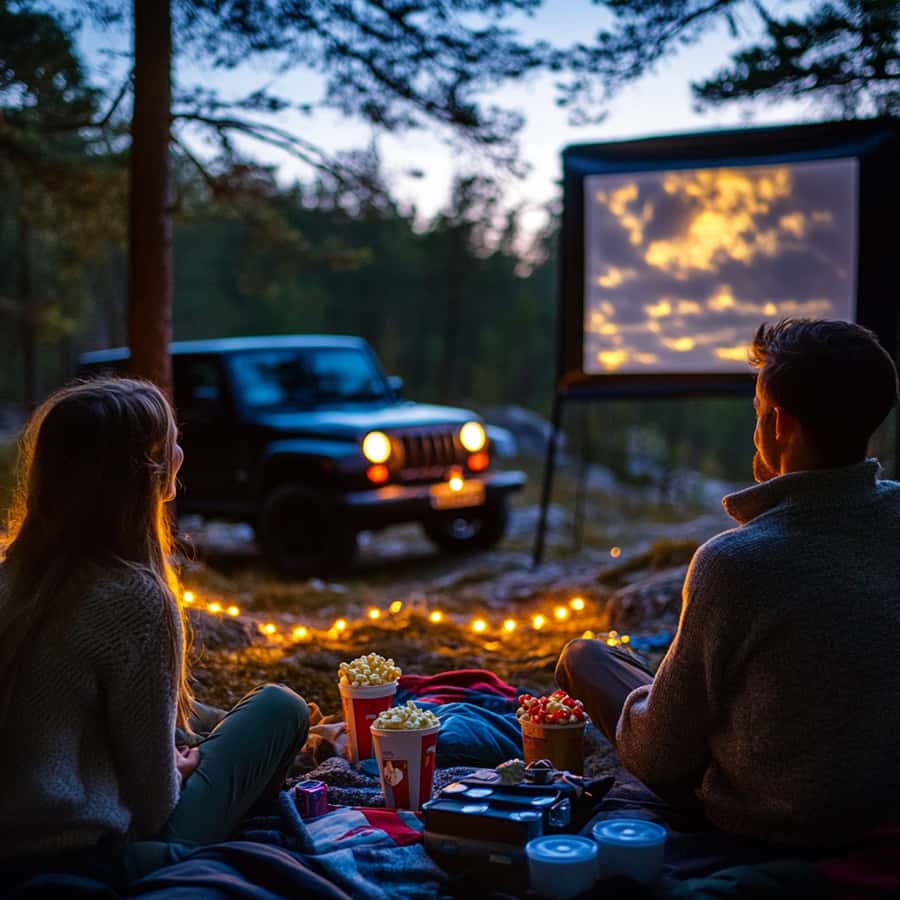 Las Vegas: Couple's Movie Night in the Mountains - Sunset, candy, and a starry Spring Mountain sky