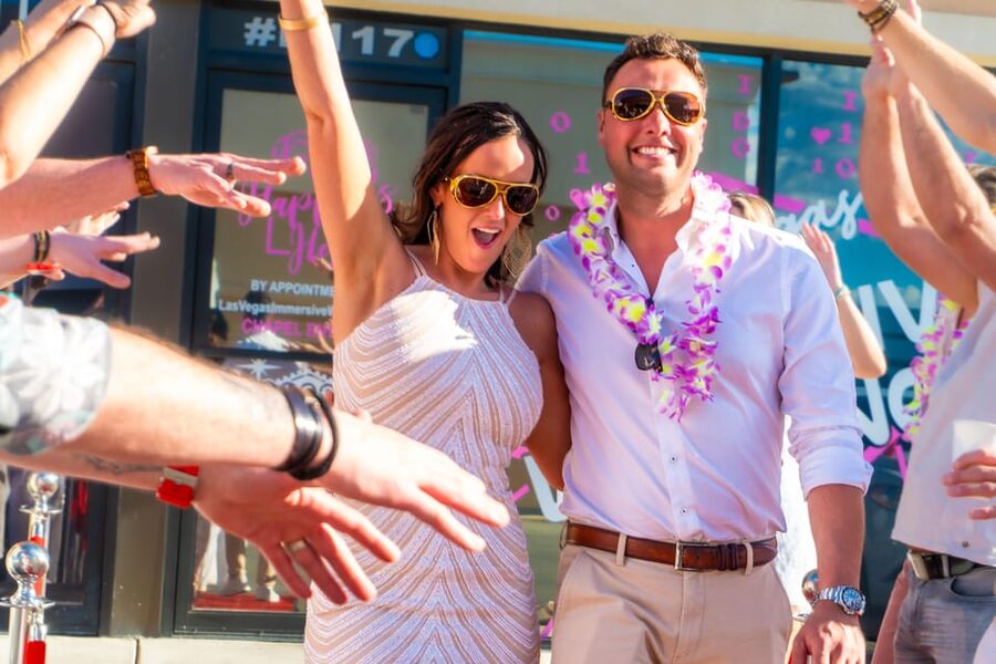 Las Vegas: Elvis Wedding with Las Vegas Sign Photos Included - Who will enjoy this most
