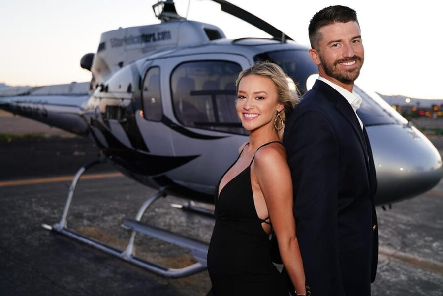 Las Vegas Night Strip Helicopter Wedding Ceremony Package - Returning to your hotel after the vows