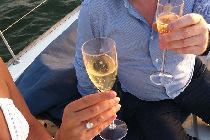 Lisbon Private Romantic 2h Cruise with sparkling wine-Day/Sunset - Leaving Doca de Belém