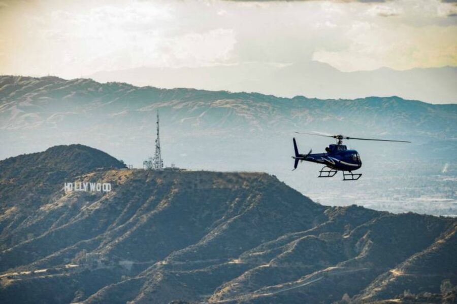 Los Angeles Helicopter Tour & Malibu Mountaintop Landing - Following the coast past Venice and Santa Monica
