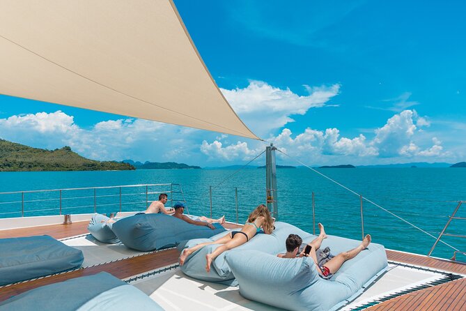 Luxury Boat to James Bond Islands with Lunch and Sunset Dinner - A luxury catamaran day in Phang Nga Bay
