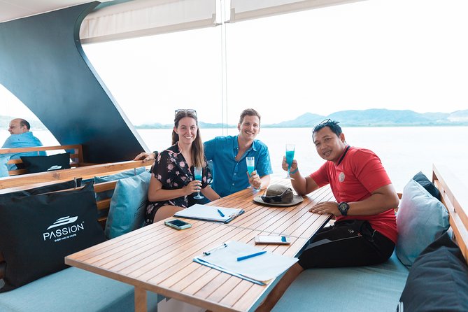 Luxury Boat to James Bond Islands with Lunch and Sunset Dinner - Swimming, paddleboards, and the waterslide