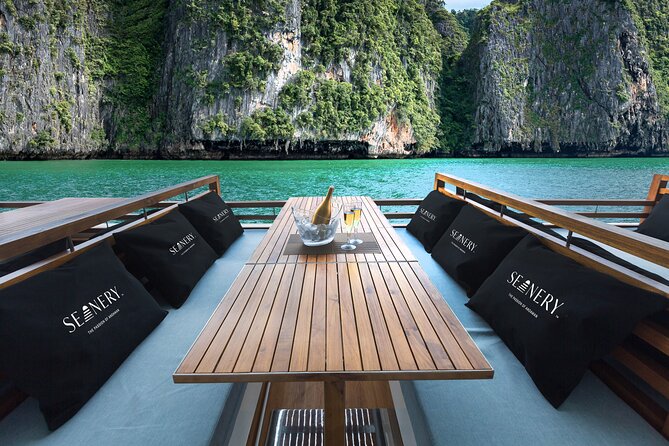 Luxury Boat to James Bond Islands with Lunch and Sunset Dinner - Space, seating, and the 90-person limit