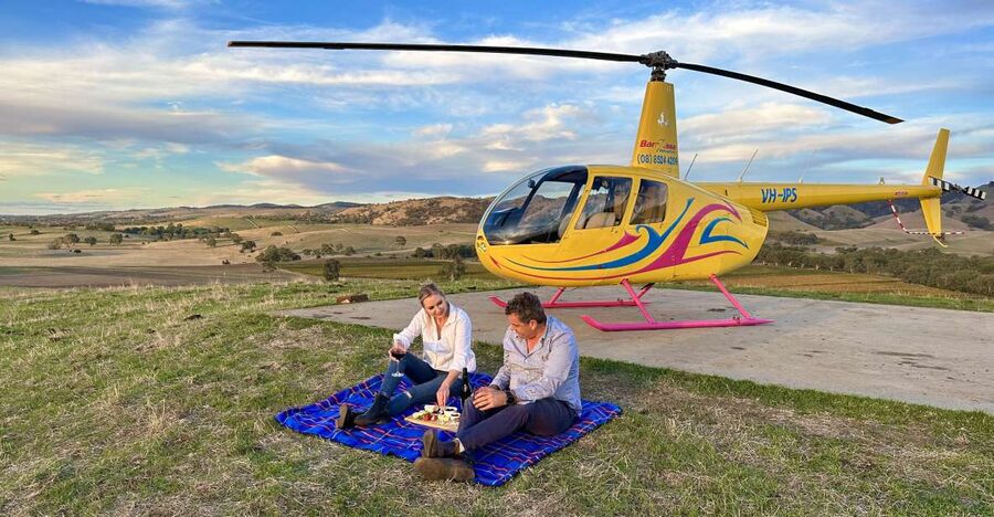 Lyndoch: Barossa Valley Helicopter Flight & Romantic Picnic - Is $530 good value for two?