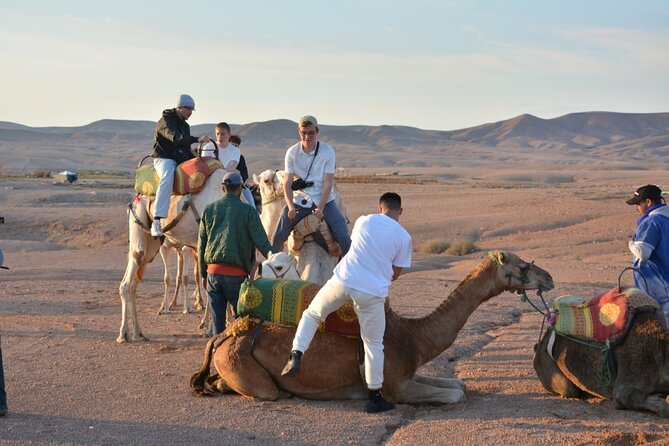 Magical Sunset, Camel ride & Private Dinner in Agafay Desert - Meeting the camels for the sunset ride