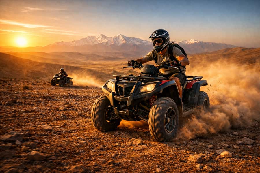 Marrakech: Agafay Desert Escape with Quad or Camel Ride - Camel ride: slow views and sunset photos