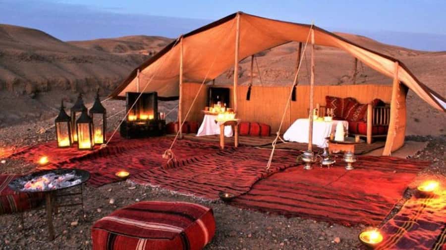 Marrakech: Agafay Desert Magic Sunset Dinner & Live Show - What this Agafay evening actually offers