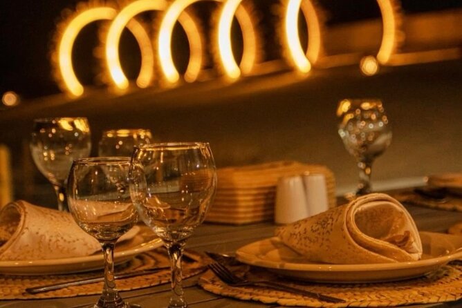 Marrakech Agafay Desert Sunset dinner & show Fire & Berber music - A Moroccan dinner with a strong vegetarian option