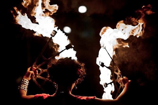 Marrakech Agafay Desert Sunset dinner & show Fire & Berber music - What the $17.20 price really covers