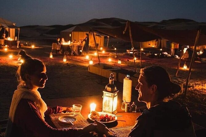 Marrakech: Sunset Dinner in Agafay Desert and camel ride - Riding a camel as the sun drops