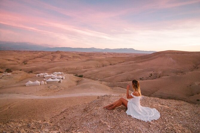 Marrakech: Sunset Dinner in Agafay Desert and camel ride - Group size, guides, and what to confirm