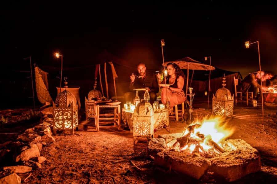Marrakech: Sunset Dinner in Agafay Desert with Camel Ride - A short camel ride across the desert