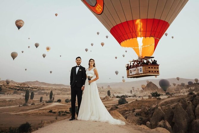 Marriage Proposal and Photoshoot in Cappadocia with Balloon view - Balloon views are beautiful, but never guaranteed