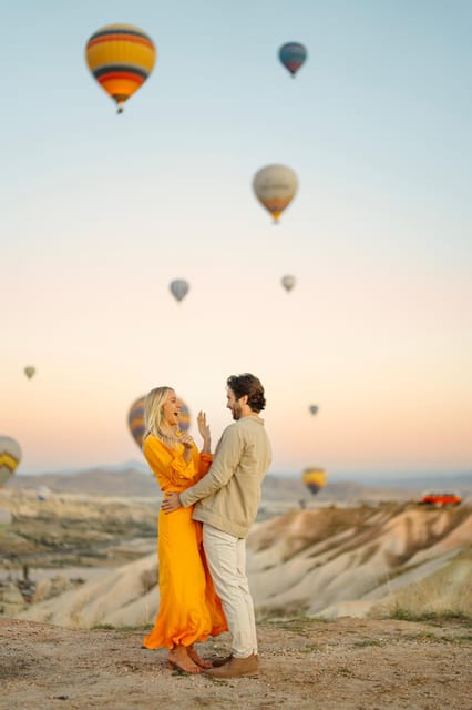 Marriage Proposal Surprise & Engagement in Cappadocia - A proposal framed by Cappadocia’s fairy chimneys