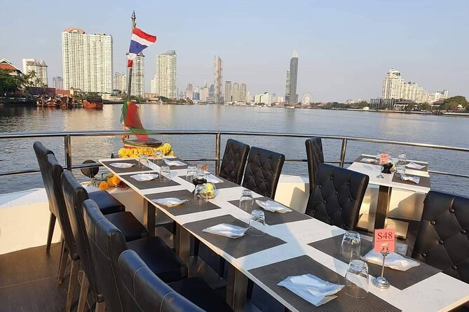 Meridian Sunset Dinner Cruise - Floating Paradise From ICONSIAM Bangkok - Rama VIII Bridge and Bangkok’s changing skyline