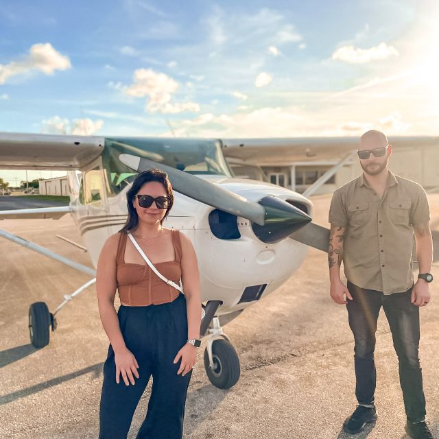 Miami Beach: Romantic Sunset Flight with Champagne - A small plane gives Miami a different shape