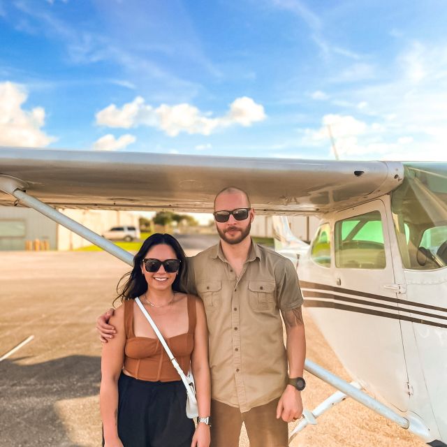 Miami Beach: Romantic Sunset Flight with Champagne - The first view: Fairchild and Vizcaya
