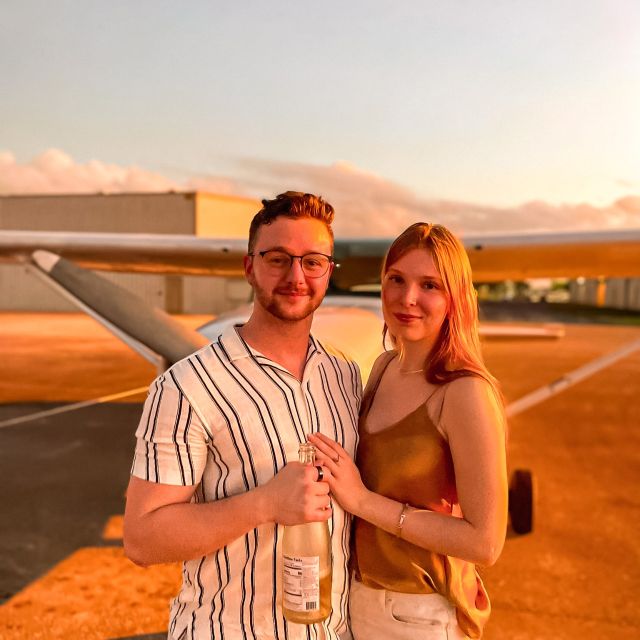 Miami Beach: Romantic Sunset Flight with Champagne - Cape Florida and the last sunset light