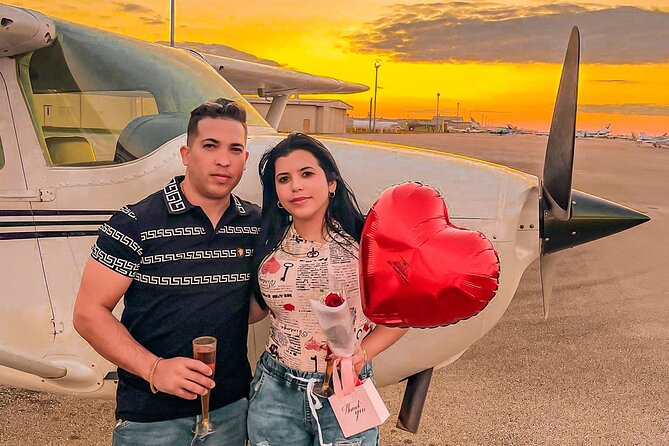 Miami Beach: Romantic Sunset Private Airplane Tour with Champagne - Comfort, safety, and the details that matter