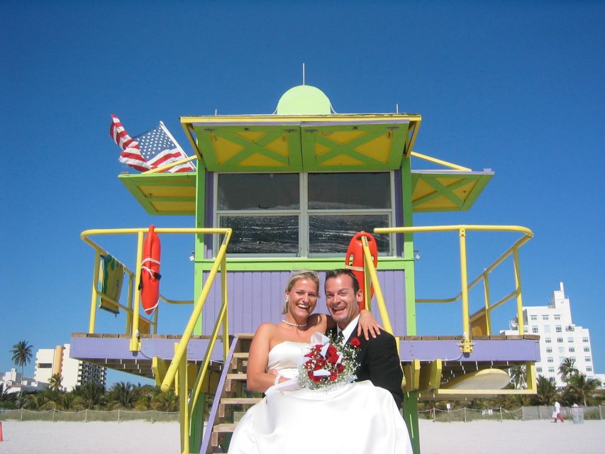 Miami: Beach Wedding or Renewal of Vows - Meeting the officiant on the sand