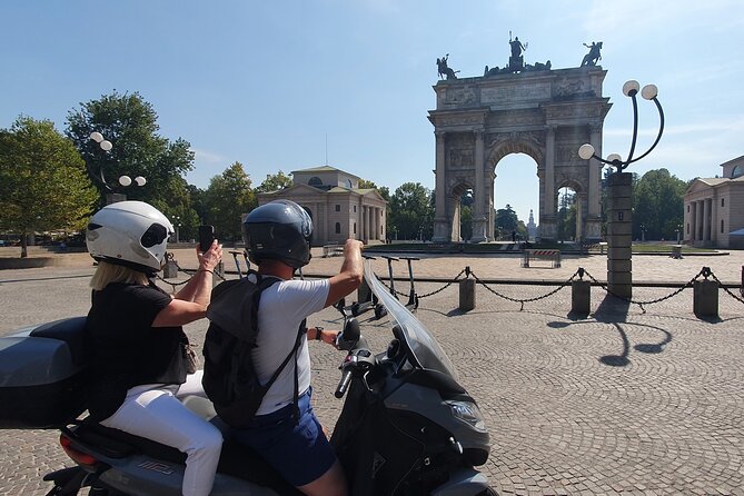 Milan Vespa Adventure: Private Tour for Couples and Friends - Castello Sforzesco, Milan’s ducal starting point