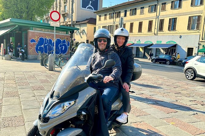 Milan Vespa Adventure: Private Tour for Couples and Friends - Navigli, canals and case a ringhiera homes