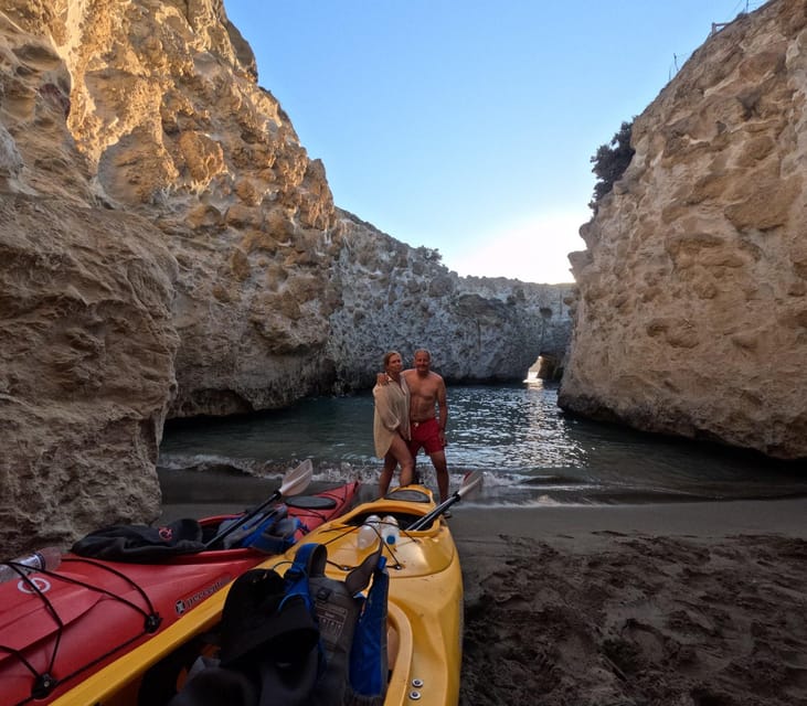Milos: Romantic Semi Private Sunset Kayaking Tours - How the $88 price holds up