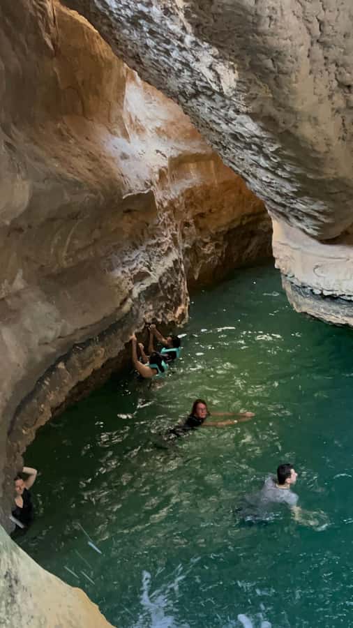 Muscat: Wadi Shab, Romantic Cave and Sinkhole Full-day Trip - The road from Muscat to the canyon