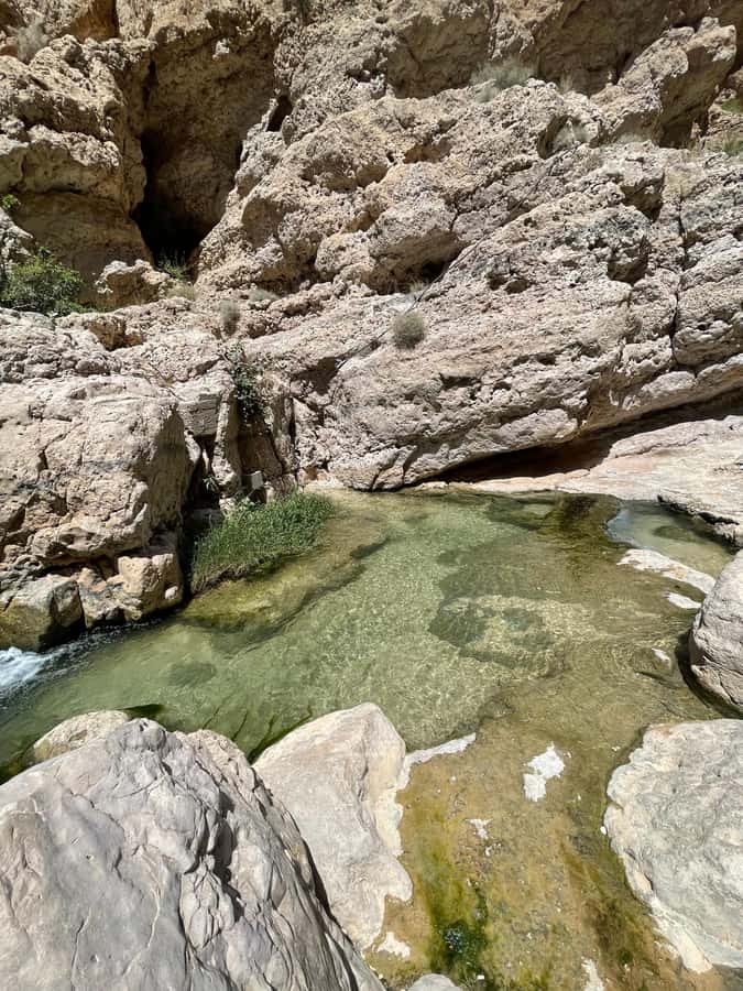 Muscat: Wadi Shab, Romantic Cave and Sinkhole Full-day Trip - The Romantic Cave and sea views