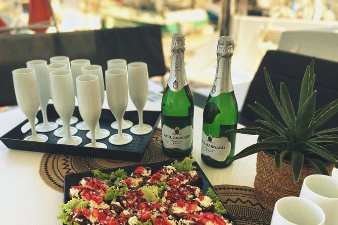 Panormo: Luxury Sunset Catamaran Cruise Sushi & Open Bar - Key points to know before booking