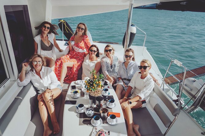 Panormo: Luxury Sunset Catamaran Cruise Sushi & Open Bar - Sushi After the Swim