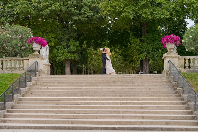 Paris Luxembourg Garden Wedding Vows Renewal Ceremony with Photo Shoot - How the ceremony and photography fit together