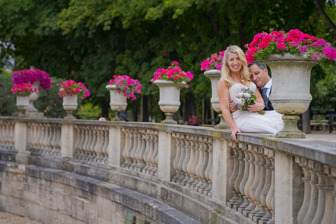 Paris Luxembourg Garden Wedding Vows Renewal Ceremony with Photo Shoot - Is $354.13 good value for a group of eight?