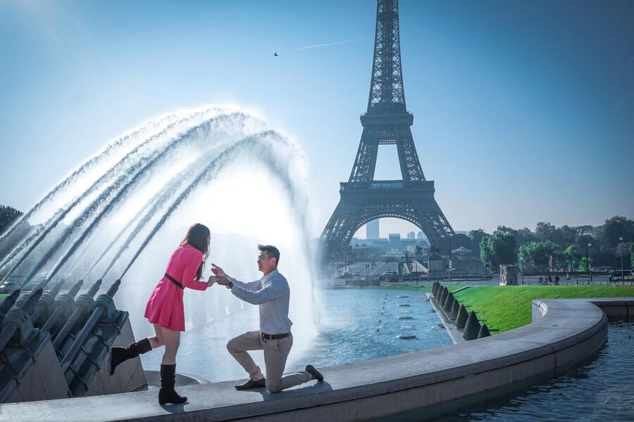 Parisian Proposal Perfection. Photography/Reels & Planning - Choosing the best time for light and fewer people
