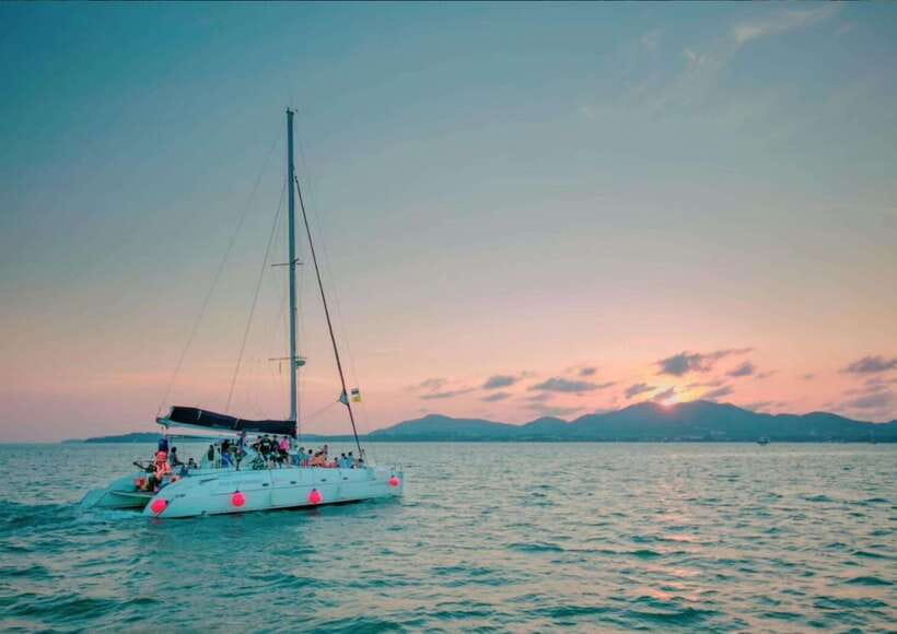 Phuket: Coral Island Catamaran Cruise with Sunset Dinner - A six-hour day built around the sea