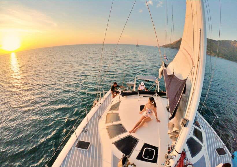 Phuket: Coral Island Catamaran Cruise with Sunset Dinner - Snorkeling depends on the day