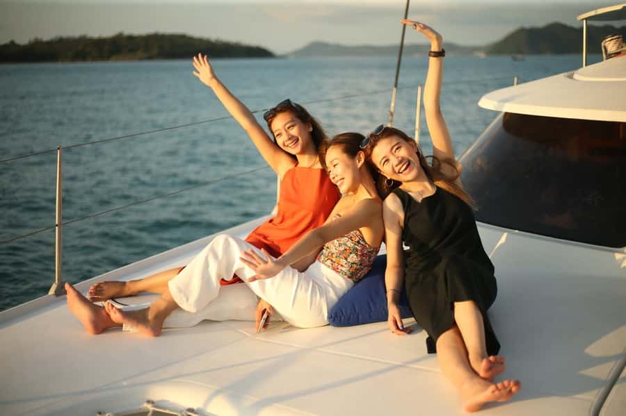 Phuket: Coral Island Day Trip and Sunset Dinner by Catamaran - From Phuket roads to Chalong Pier