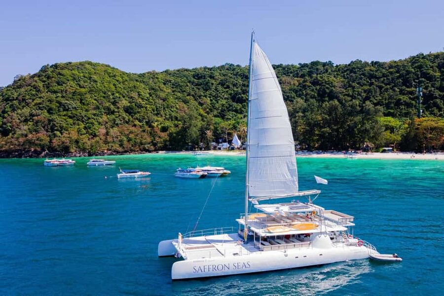 Phuket: Coral Island Snorkeling & Promthep Sunset Dinner - Open-sea swimming adds the fun factor
