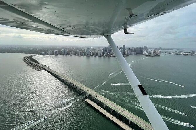 Private 60 Minute Romantic Air Tour with Champagne in Miami - Champagne, celebrations, and the small-plane setting