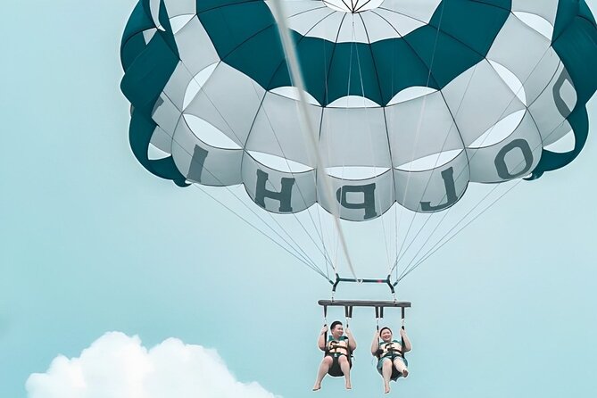 Private Bali Romantic Couple Tour with Parasailing Adventure - Bintang Watersport and the tandem parasail flight
