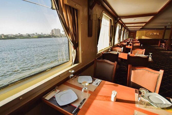 Private Dinner Cruise with Belly Dancing - Boarding a Nile steamer after dark
