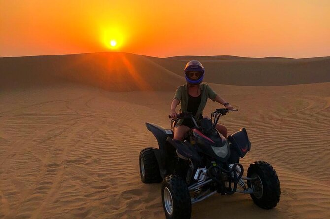 Private Dinner in middle of desert with sunset quad bike tour - Key points to know before booking